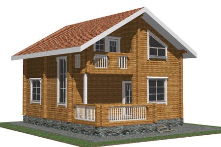 Проекты деревянных домов из бруса